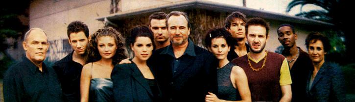 A pic of the Cast and Crew in "Scream 2!"